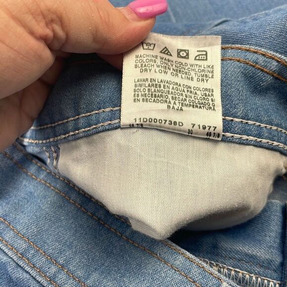 Vintage Wrangler® Men's Five Star Premium Regular Flex Dress Jeans Light Blue - Picture 7 of 13